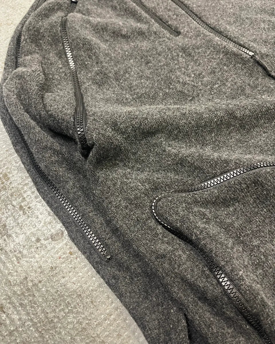 2000s Dolce & Gabbana Grey Multi-Zip Zip-Up Sweater jXtFUvb 6