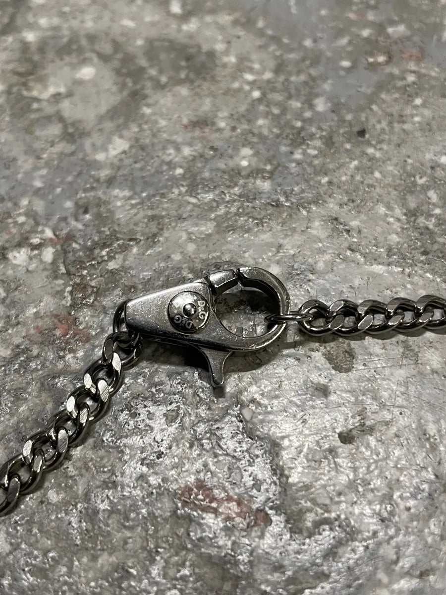 2000s Dolce & Gabbana Grey Necklace (OS) 2
