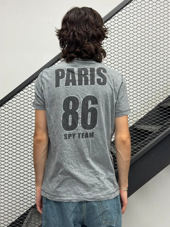2000s Dolce & Gabbana Grey Paris Camera Map T-Shirt ckdEYJk 2