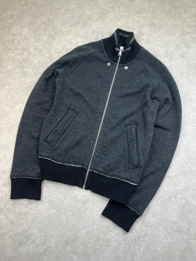 2000s Dolce & Gabbana Grey Patch Elbow Zip FdVvznj 3