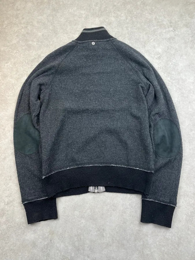 2000s Dolce & Gabbana Grey Patch Elbow Zip FdVvznj 5