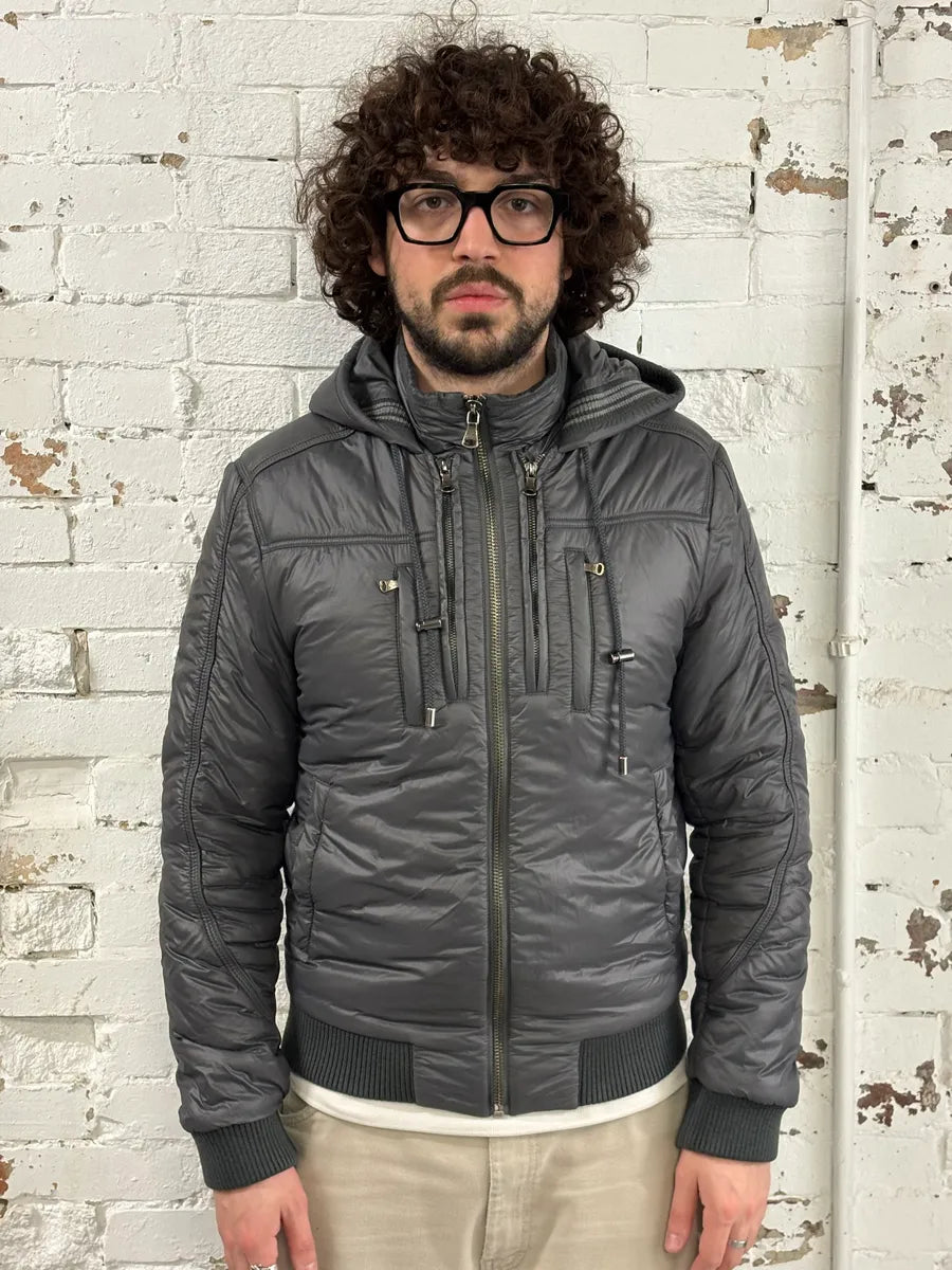 AW2009 Dolce & Gabbana Grey Astro Puffer Jacket OyfrdRl 1