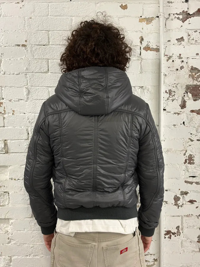 AW2009 Dolce & Gabbana Grey Astro Puffer Jacket OyfrdRl 2