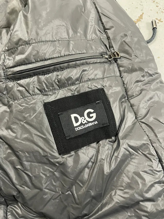 AW2009 Dolce & Gabbana Grey Astro Puffer Jacket OyfrdRl 9