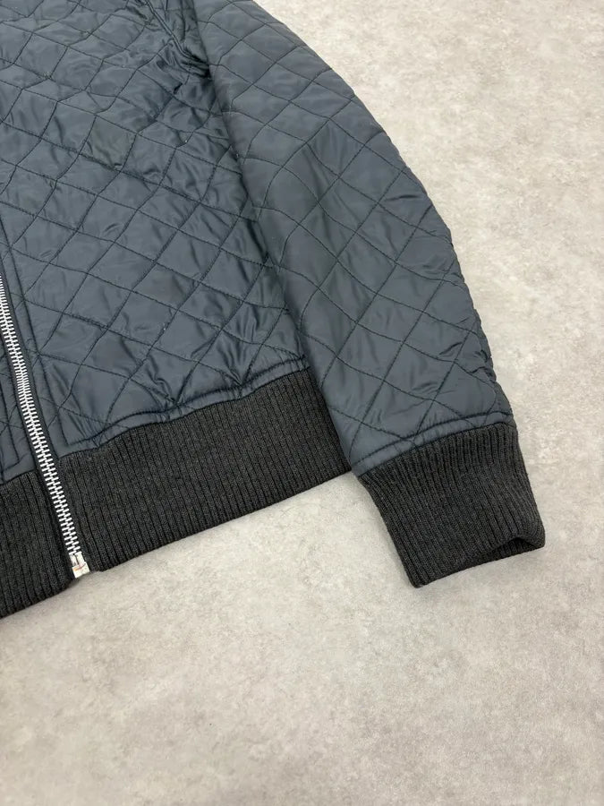 2000s Dolce & Gabbana Grey Quilted Puffer Jacket XoytSDp 7