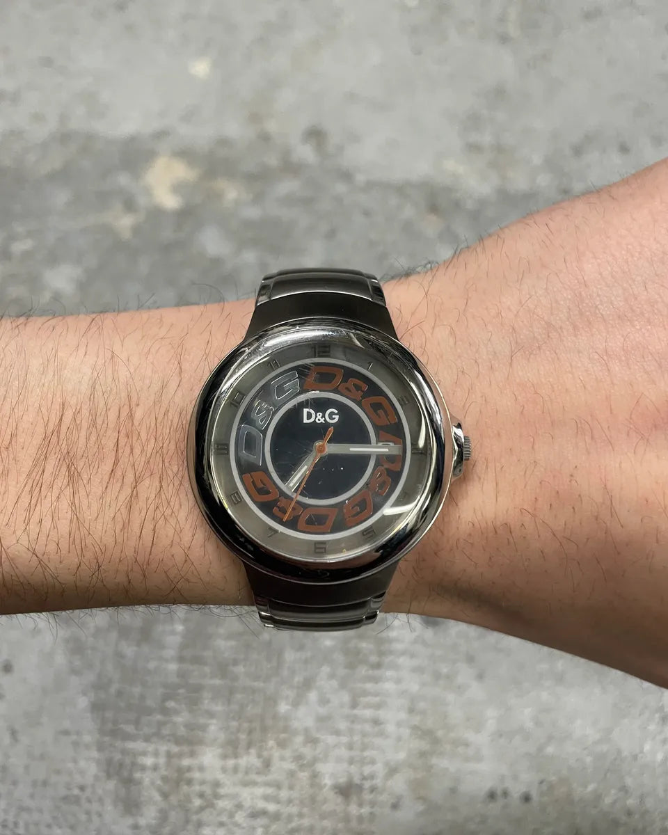 2000s Dolce & Gabbana Grey Racer Watch (OS) 0