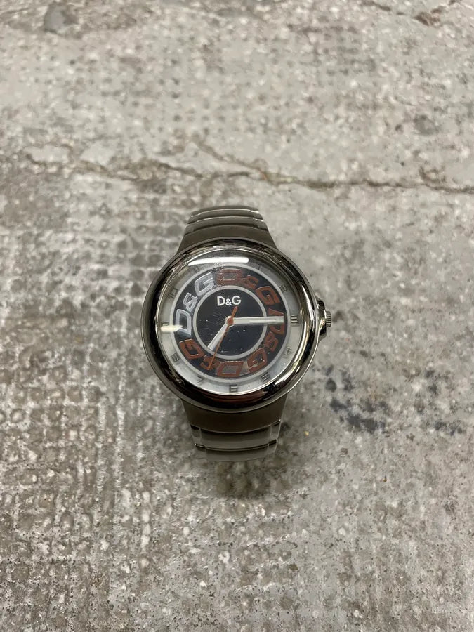 2000s Dolce & Gabbana Grey Racer Watch (OS) 1