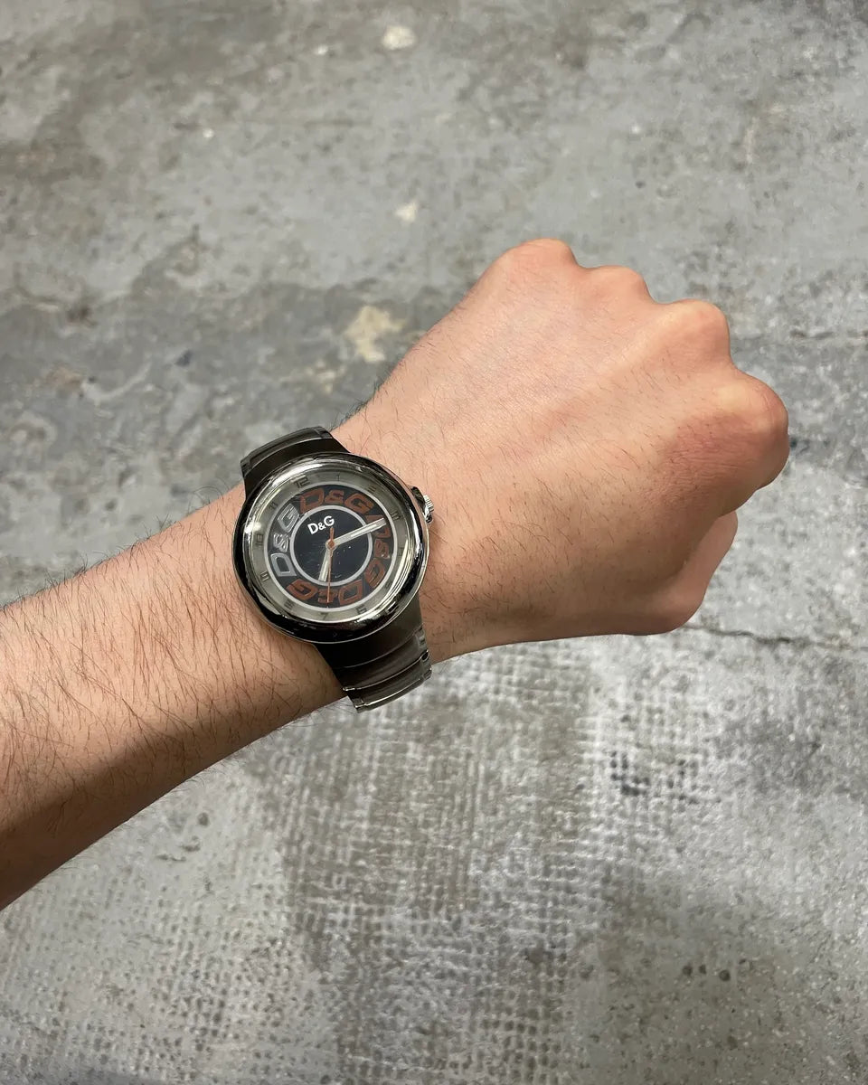 2000s Dolce & Gabbana Grey Racer Watch (OS) 2
