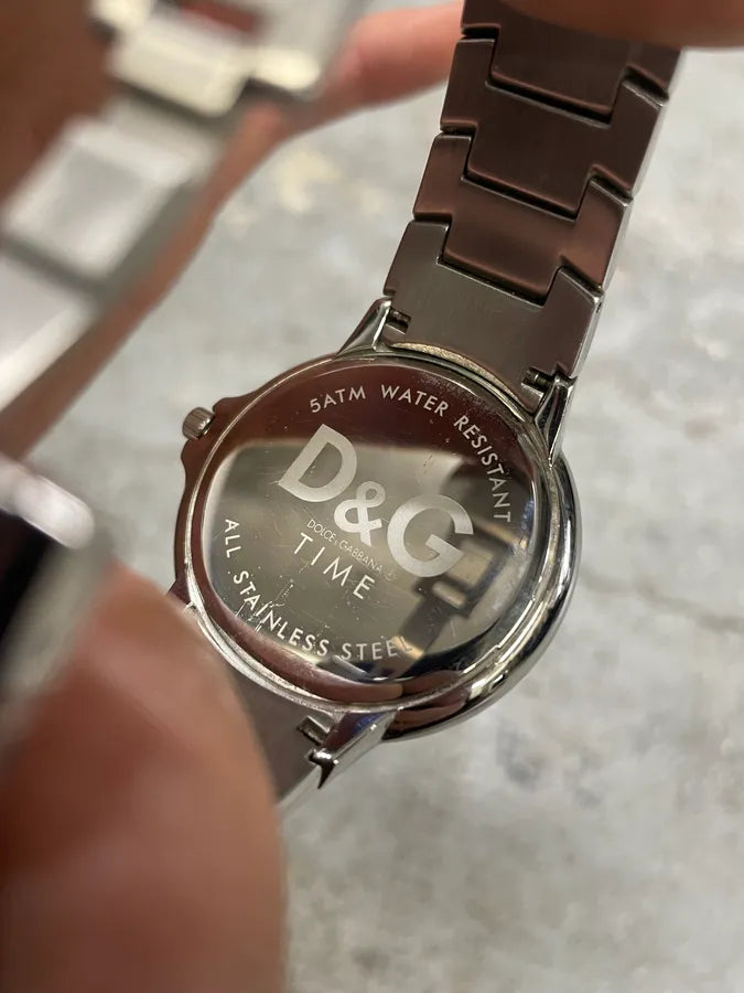 2000s Dolce & Gabbana Grey Racer Watch (OS) 6