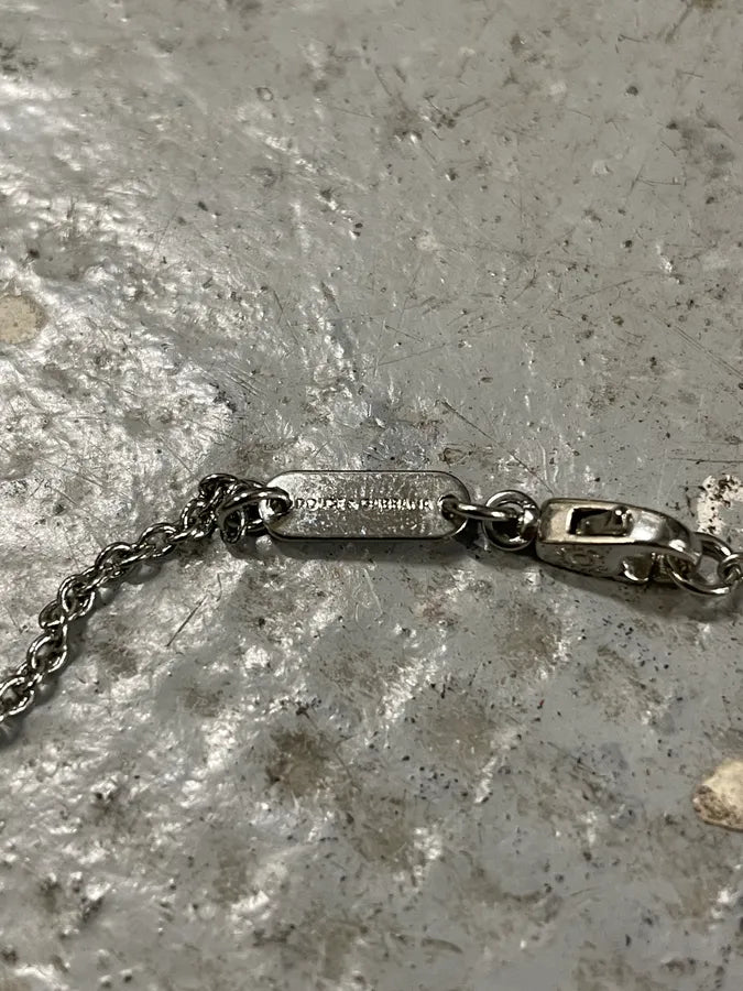 2000s Dolce & Gabbana Grey Rosary Necklace (OS) 6