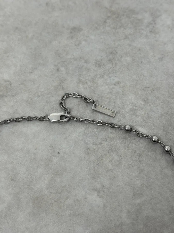 2000s Dolce & Gabbana Grey Rosary Necklace wFteREV 4