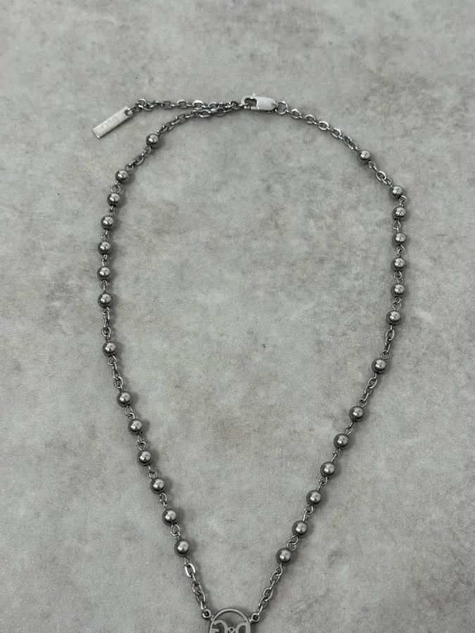 2000s Dolce & Gabbana Grey Rosary Necklace wFteREV 5