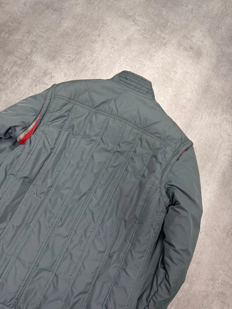 2000s Dolce & Gabbana Grey Sleeves Removable Puffer Jacket FsnfAZj 6