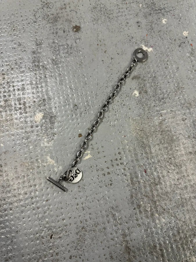 2000s Dolce & Gabbana Grey Steel Anchor Chain Bracelet RIRmgDC 2