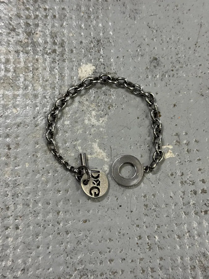 2000s Dolce & Gabbana Grey Steel Anchor Chain Bracelet RIRmgDC 5