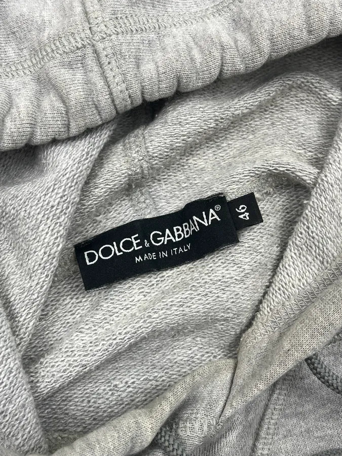 2000s Dolce & Gabbana Grey Steve McQueen Hoodie aEeDYEi 10