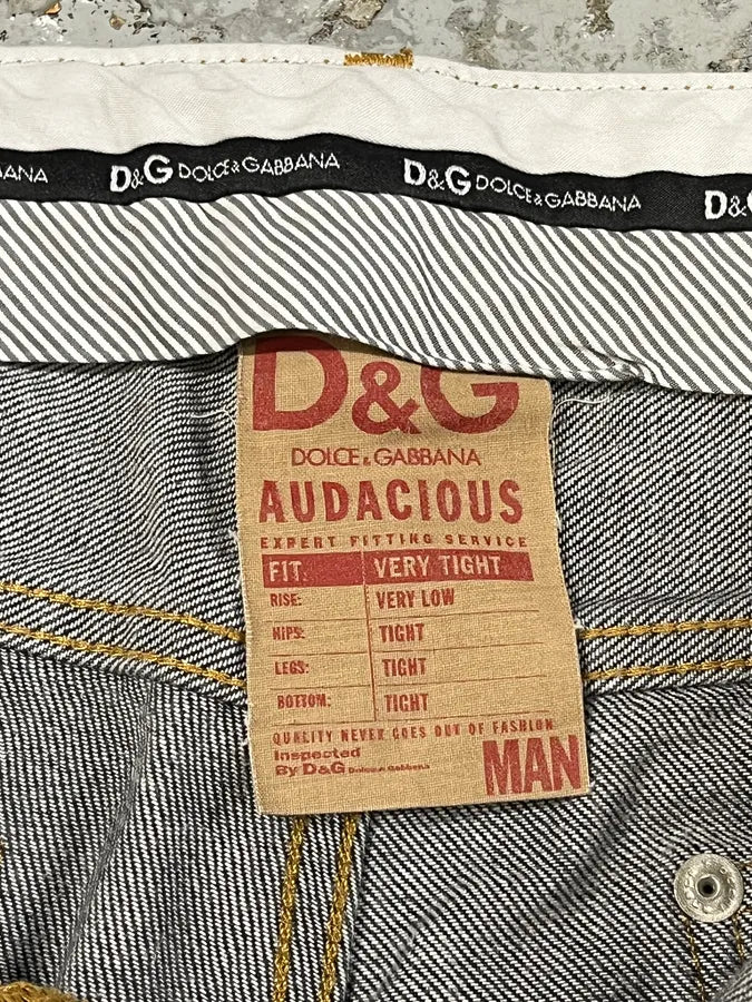 2000s Dolce & Gabbana Grey Slim Denim Jeans NgbrWrK 9