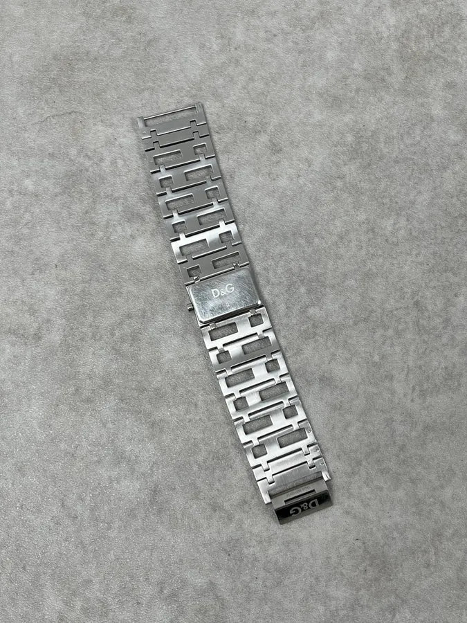 2000s Dolce & Gabbana Grey Strass Abstract Watch QsnYWKT 5