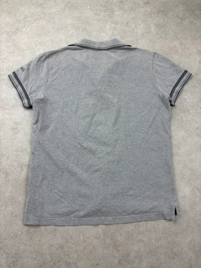 2000s Dolce & Gabbana Grey Striped Classic Polo PLdVlDk 5
