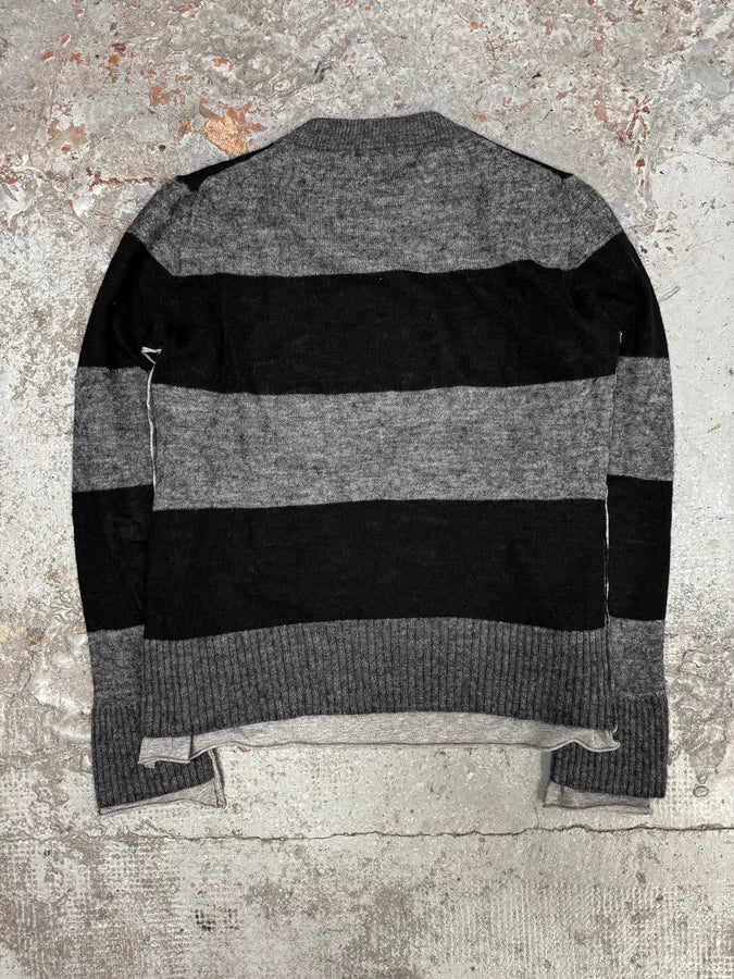 2000s Dolce & Gabbana Grey Stripes Sweater nVnslKI 3