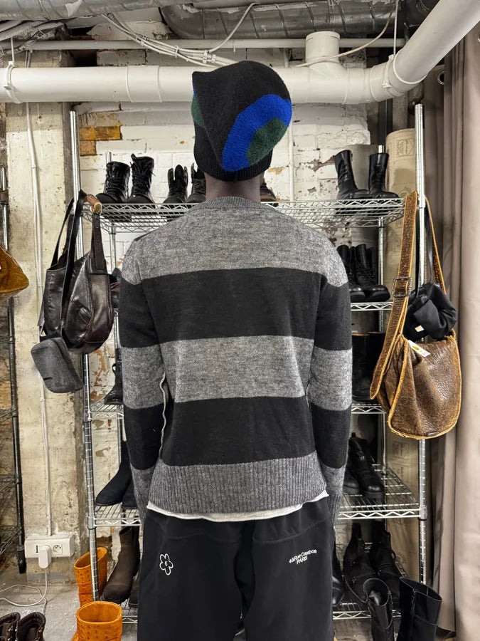 2000s Dolce & Gabbana Grey Stripes Sweater nVnslKI 4