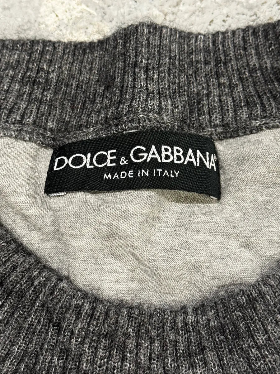 2000s Dolce & Gabbana Grey Stripes Sweater nVnslKI 7
