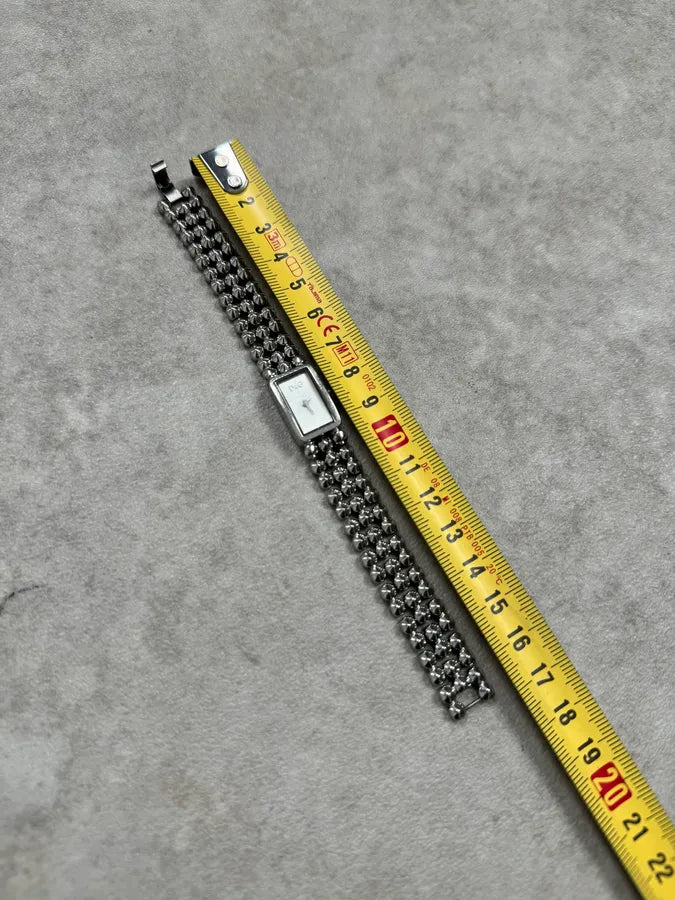 2000s Dolce & Gabbana Grey Studded Avant-Garde Watch TkqgfZa 7