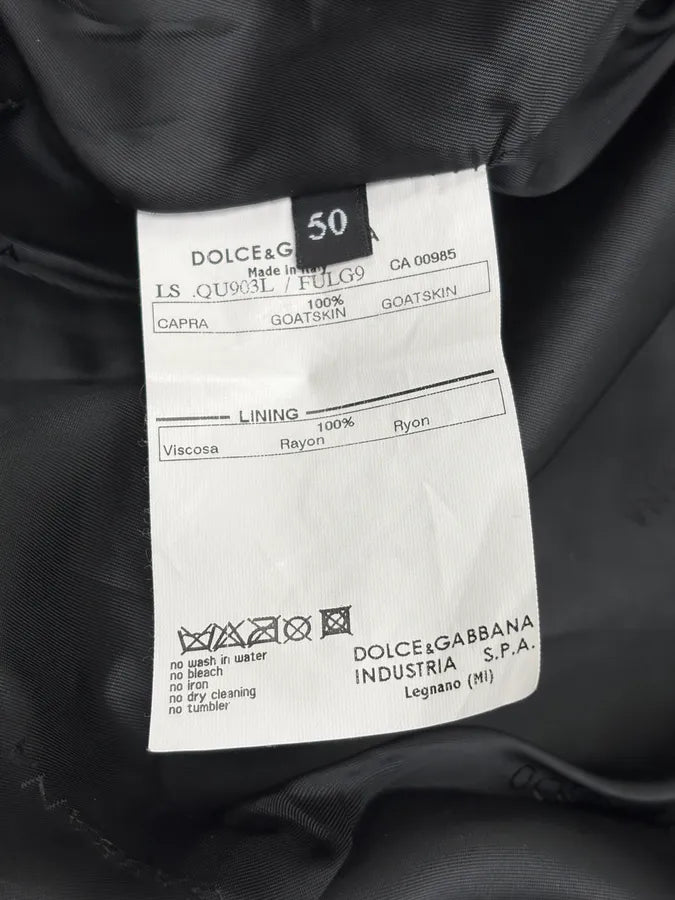 2000s Dolce & Gabbana Grey Suede Leather Jacket EyQPdSd 14