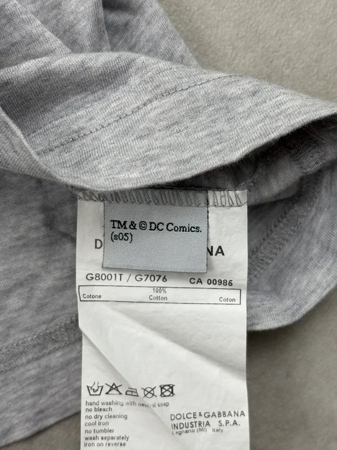 SS2005 Dolce & Gabbana Grey Superman T-Shirt YfYyPdF 9