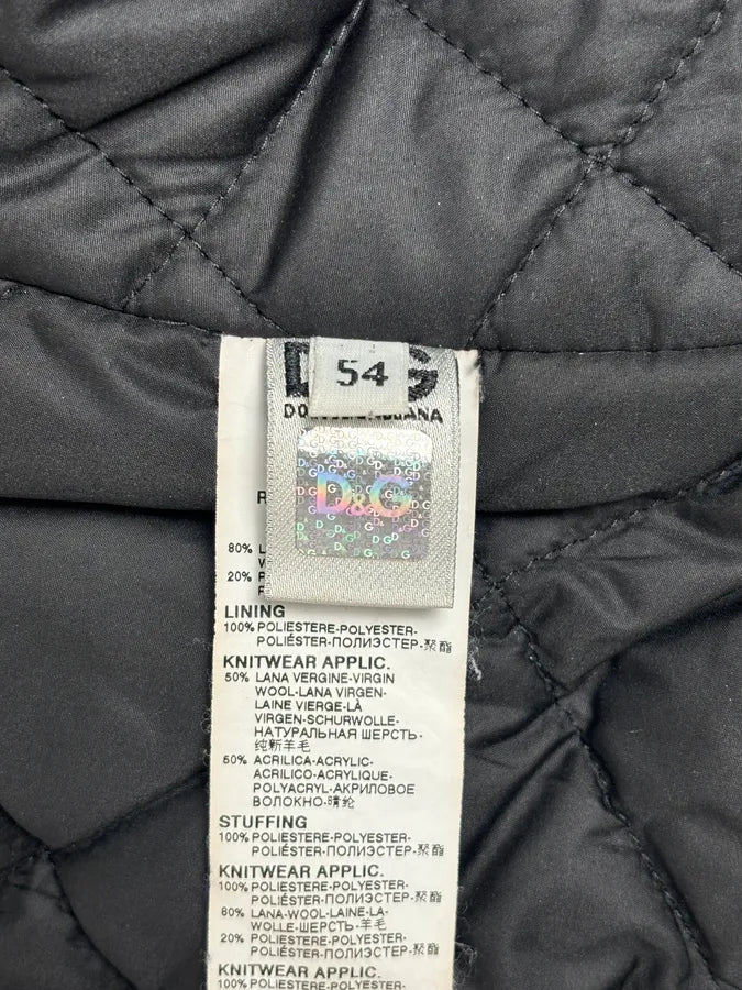 2000s Dolce & Gabbana Grey Tartan Checkered Officer Caban Jacket qmVoiPc 13
