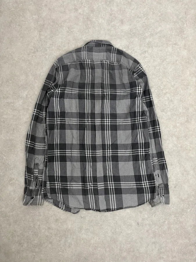 2000s Dolce & Gabbana Grey Tartan Shirt nCUuWtC 5