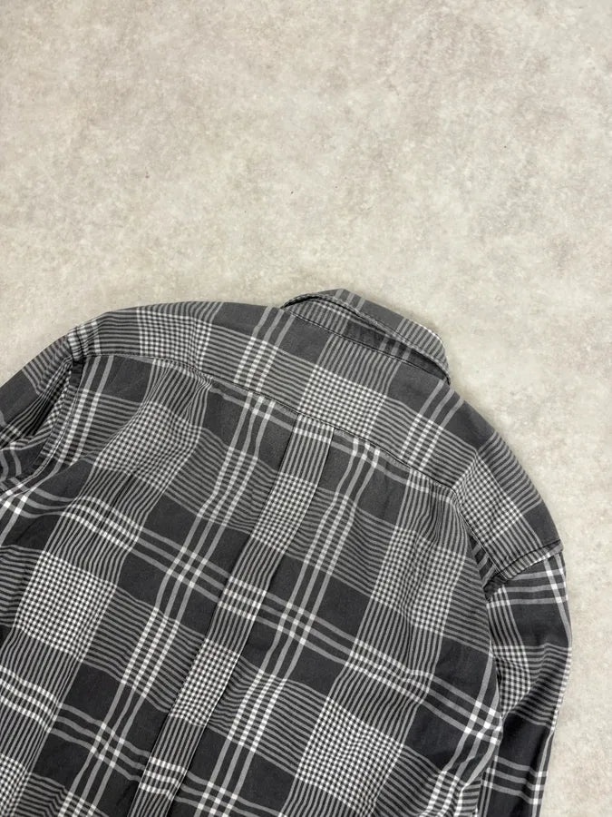 2000s Dolce & Gabbana Grey Tartan Shirt nCUuWtC 6