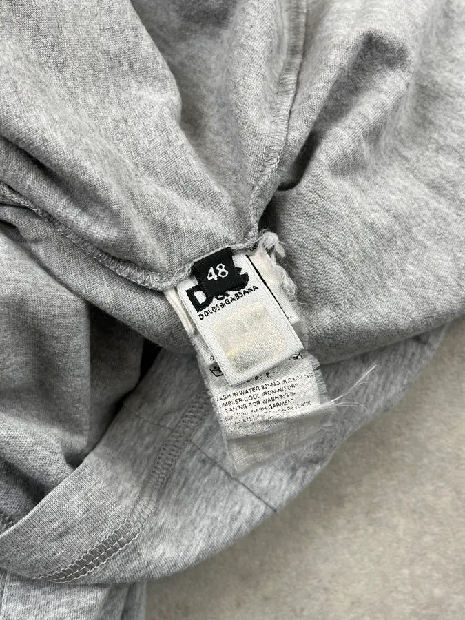 2000s Dolce & Gabbana Grey Tie T-Shirt ypavpQX 10