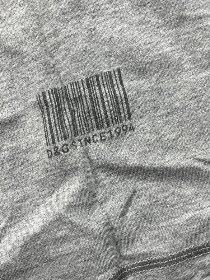 2000s Dolce & Gabbana Grey Tie T-Shirt ypavpQX 9