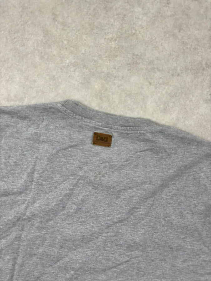 2000s Dolce & Gabbana Grey Vintage One and Only T-Shirt AJhYzdc 5