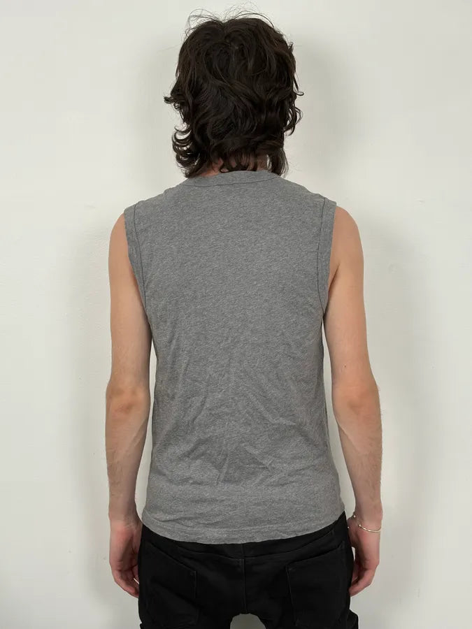 2000s Dolce & Gabbana Grey Winner Tank Top gWAZoBq 2