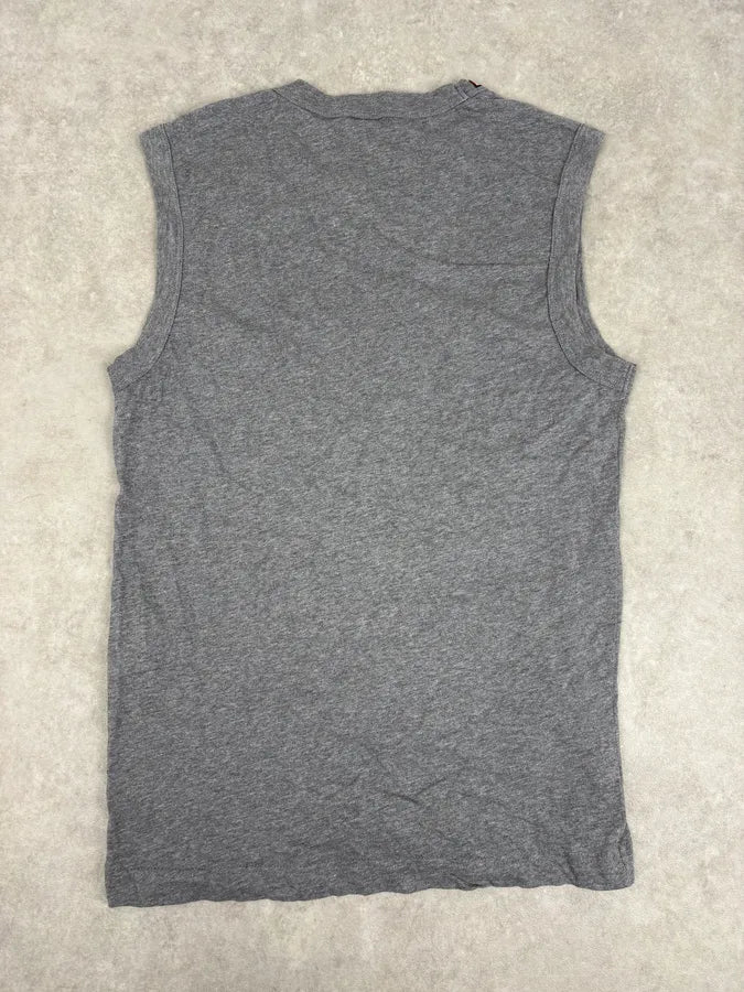 2000s Dolce & Gabbana Grey Winner Tank Top gWAZoBq 5