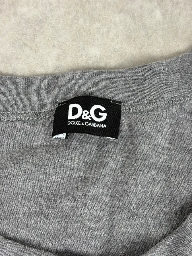 2000s Dolce & Gabbana Grey Winner Tank Top gWAZoBq 7