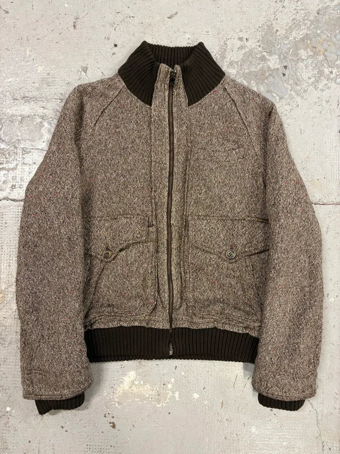 2000s Dolce & Gabbana Grey Wool Bomber Jacket (L) aTumgTX 0
