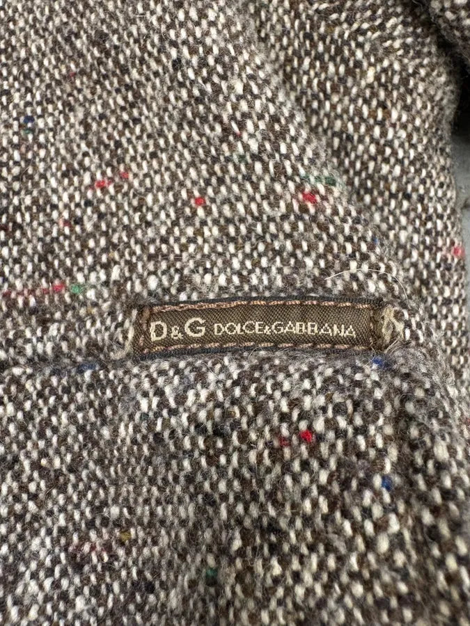 2000s Dolce & Gabbana Grey Wool Bomber Jacket (L) aTumgTX 6