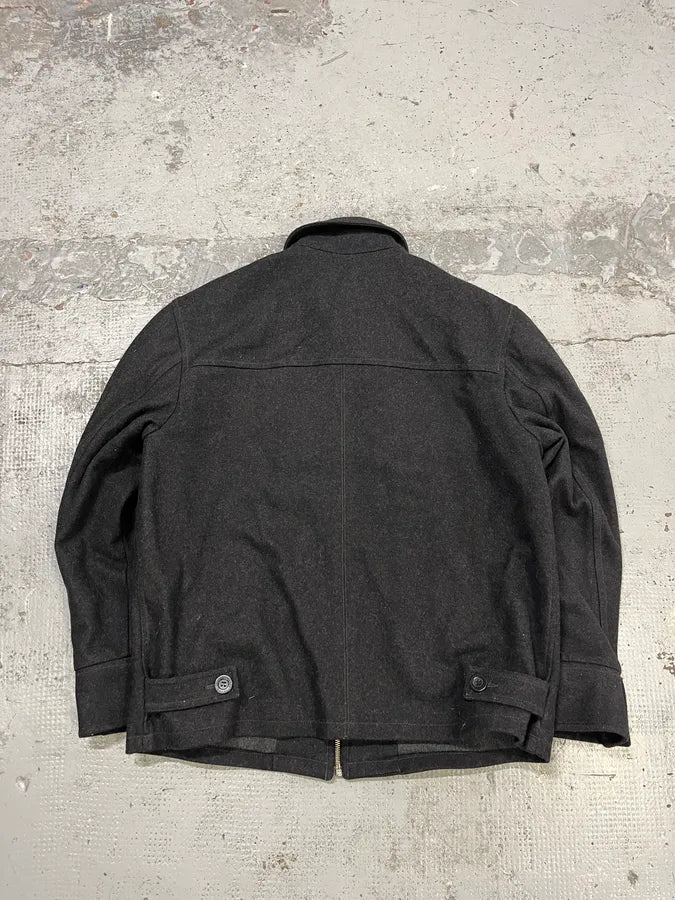 2000s Dolce & Gabbana Grey Wool Cargo Zip-up Jacket BMWixrj 6