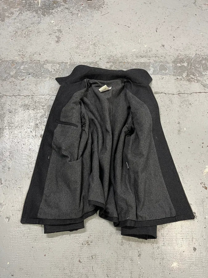 2000s Dolce & Gabbana Grey Wool Cargo Zip-up Jacket BMWixrj 7