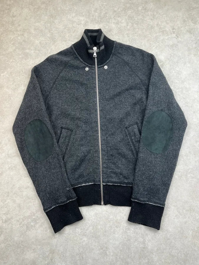 2000s Dolce & Gabbana Grey Patch Elbow Zip FdVvznj 2