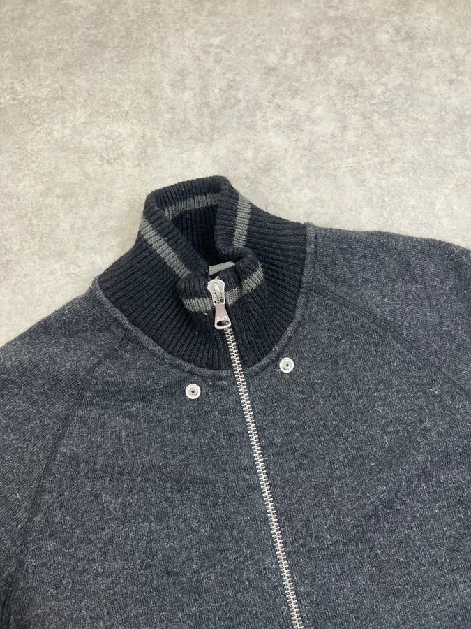 2000s Dolce & Gabbana Grey Patch Elbow Zip FdVvznj 4