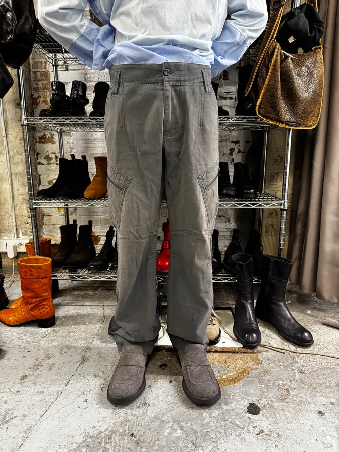 2000s Dolce & Gabbana Grey Zip Pocket Pants ienSWgO 1