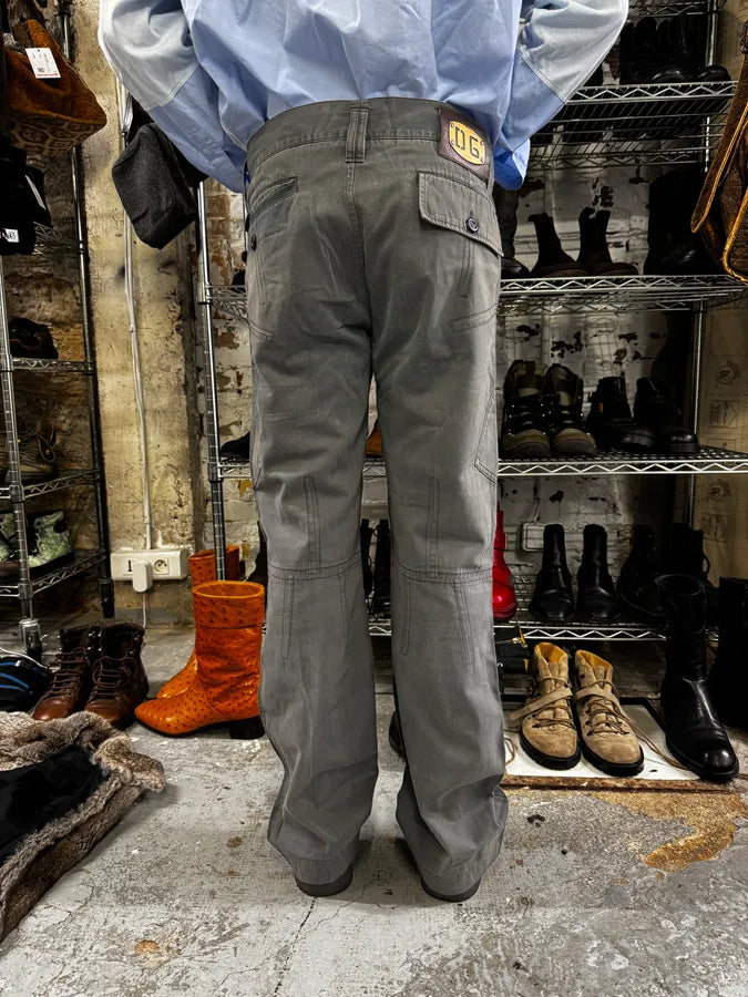 2000s Dolce & Gabbana Grey Zip Pocket Pants ienSWgO 2