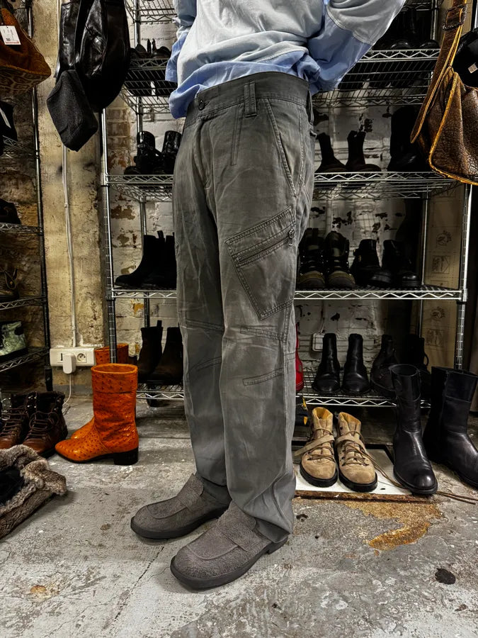 2000s Dolce & Gabbana Grey Zip Pocket Pants ienSWgO 3