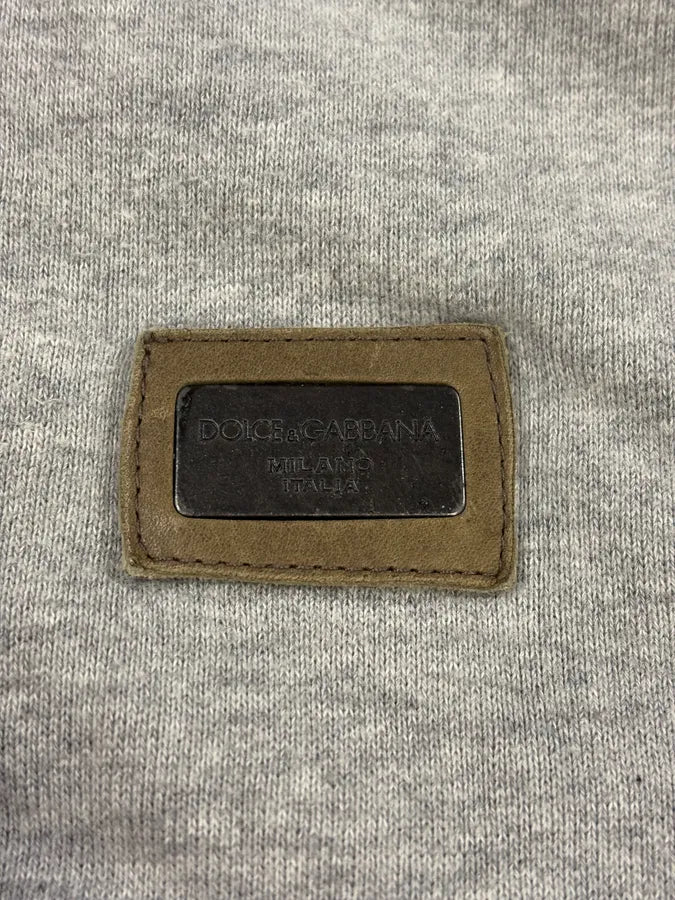 2000s Dolce & Gabbana Grey Zip-up Sweatshirt muWtMis 7