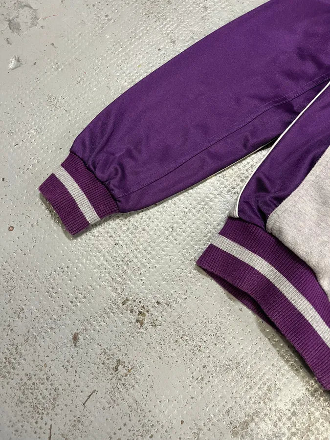2000s Dolce & Gabbana Gym Purple & Grey Track Jacket xrjdNiz 5