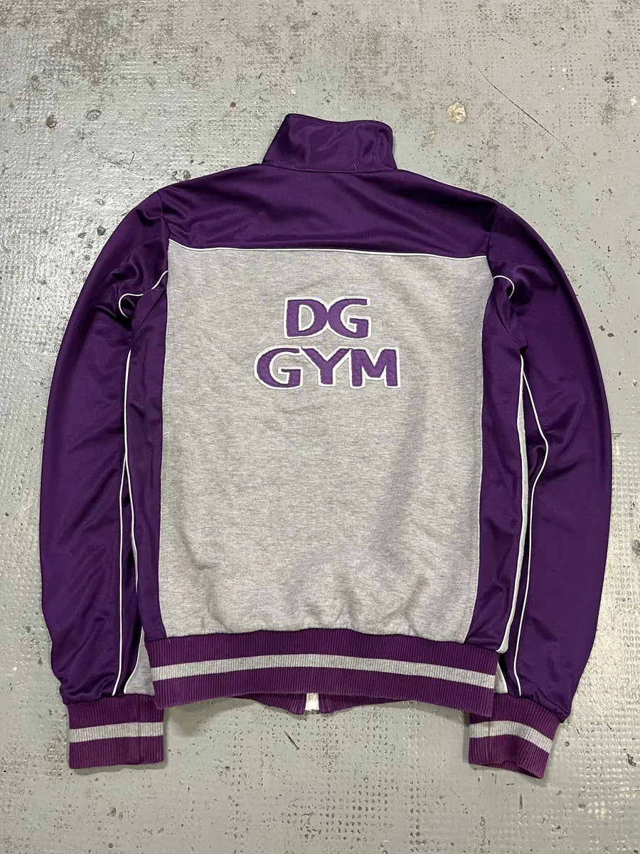 2000s Dolce & Gabbana Gym Purple & Grey Track Jacket xrjdNiz 6